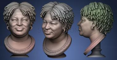 3D model Stacey Abrams (STL)